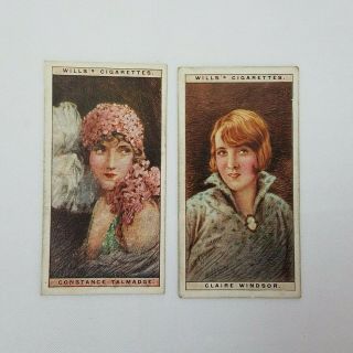 1930 Wills Cigarettes Tobacco Cards - Cinema Stars 50 cards 1st and 2nd Series 5