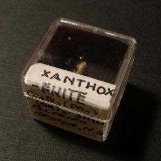 Xanthoxenite Rare Mineral Po4,  Type Locality Palermo,  Nh M/m,  Ex.  Wintringham
