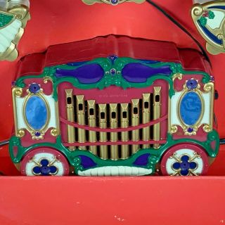 Vintage Mr Christmas Holiday Lighted Musical Carousel Horses 21 Carols Ornaments 6