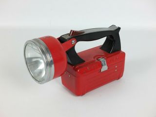 Vintage Retro Ever Ready Space Beam Torch Light - Red