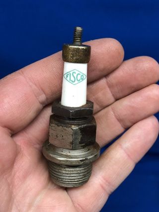 Vintage,  Rare,  Antique Fisco Spark Plug