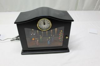 Mr.  Christmas Gold Label Animated Musical Chimes Clock W/ Ballroom Dancers
