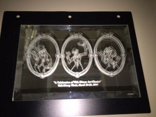 Walt Disney Art Classics 1999 Hitchhiking Ghosts Haunted Mansion Etched Mirror