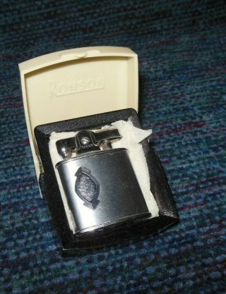 Vintage Ronson Princess Cigarette Lighter In Plastic Case Made In Usa Euc