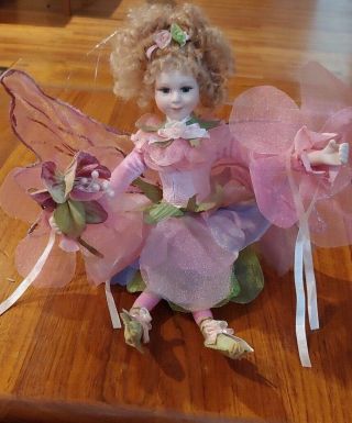 Sweet Fairy With Posable Arms And Legs,  12 "