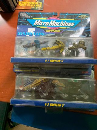 Babylon 5 Micro Machines Complete Set 1 - 6 In Bubble Cards