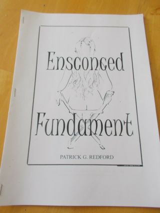 Ensconced Fundament By Patrick G.  Redford Softcover 2005