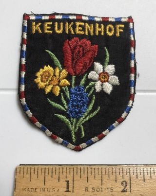 Keukenhof Lisse The Netherlands Garden Of Europe Floral Flowers Souvenir Patch