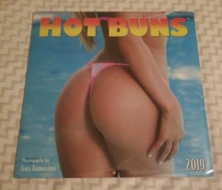 HOT BUNS 2019 Wall Calendar Hot Pin - Up Girls & Sexy Butts Ass Bikini Models 2