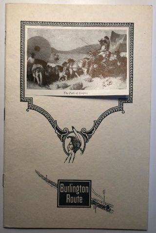 Booklet For The Dedication Of The Burlington Terminal Cheyenne Wyoming 1929
