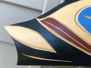Northwest Coast Native Art Baker Duck carving plaque 4