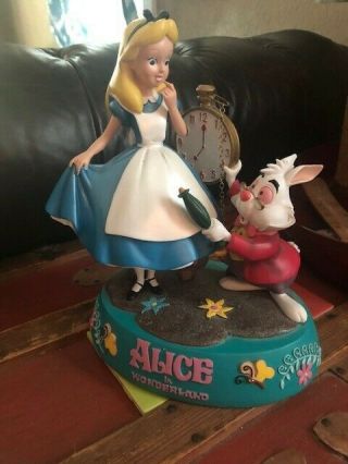 Disney Figure Fig Figurine Medium Alice In Wonderland Alice And Rabbit