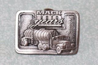 Rare Mack Trucks 100 Years Pin Pewter Truck Pinback