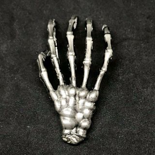 1.  81 Troy Oz.  99.  9 Silver Bullion Skeleton Hand Rev Tye 