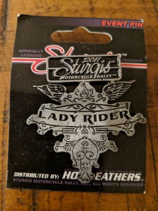 2011 Hot Leathers Sturgis Gssi Lady Rider Pin Harley