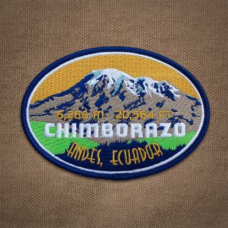 Chimborazo Embroidered Mountain Patch