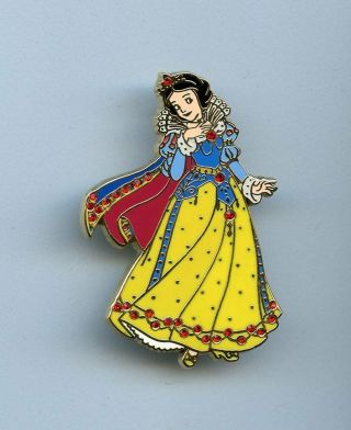 Disney Shopping Princess Snow White Pave Dress Holiday Series Le 250 Pin