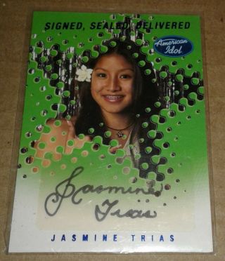 2004 American Idol Jasmine Triad Signed,  Delivered Autograph Card