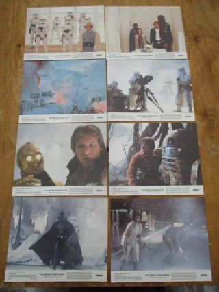 The Empire Strikes Back 1980 Star Wars Lobby Card Set 8x10