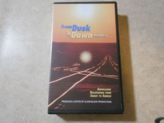 From Dust To Dawn Vol 2 Railroad Vhs Tape 2001