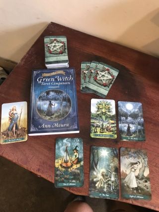 Tarot Cards: Green Witch Card Deck And Companion Instruction Book