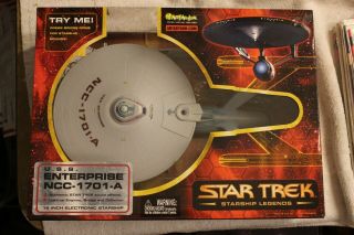 2003 Art Asylum Starship Legends Star Trek Uss Enterprise Ncc - 1701 - A