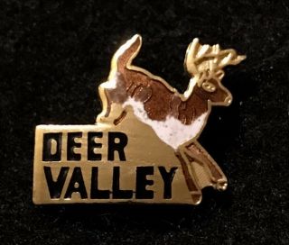 Deer Valley Skiing Ski Pin Badge Utah Ut Resort Souvenir Travel Salt Lake