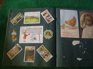 Vintage Scrapbook,  Scraps,  Postcards,  Cig Cards etc. ,  1920 ' s 3