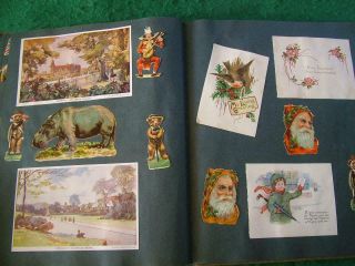 Vintage Scrapbook,  Scraps,  Postcards,  Cig Cards etc. ,  1920 ' s 4
