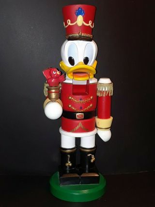 Vintage Kurt Adler Disney Character Donald Duck 14 " Nutcracker No.  H1235