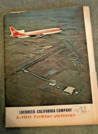Lockheed L - 1011 Tristar Jetliner - Publicity Brochure/pack