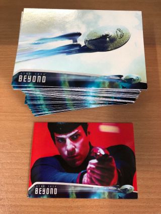 Star Trek Beyond Movie Complete Base Set 85 Cards & Promo Card P1 - Wrappers