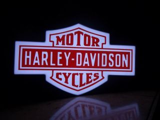 Harley Bar And Shield Mini Lighted Sign