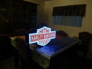 Harley Bar and Shield Mini Lighted Sign 8
