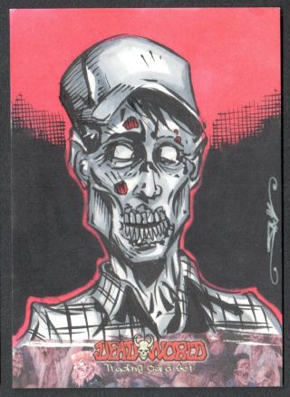 Deadworld Breygent 2012 Art Sketch Card By Jim Kyle