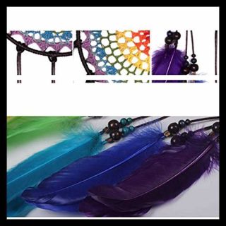 Dream Catchers For Kids Colorful Feather Catcher Decorations Bedroom Handmade RA 3