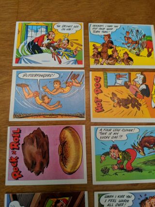 1957 Topps Goofy Postcards - Complete Set of 60 Vintage non - sport 3