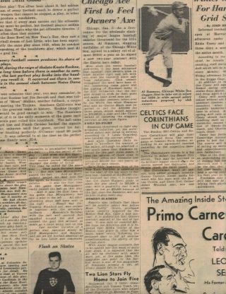 Boston Daily Record January 4 1934 Al Simmons Baseball Tarzan 3
