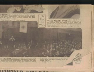 Boston Daily Record November 9 1933 Machine Gun Kelly George Burns Tarzan 2