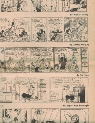 Boston Daily Record November 9 1933 Machine Gun Kelly George Burns Tarzan 4