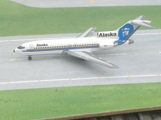 Alaska Airlines Boeing 727 N124 Eskimo 1/400 Scale Airplane Model Aeroclassics