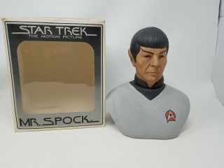 Grenadier Spirits Star Trek Mr.  Spock Bust Liquor Decanter (empty)