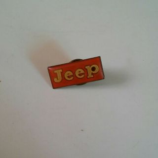 Vintage Jeep Enamel Pin Button