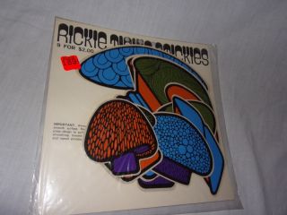 Rickie Tickie Stickies 1970 Stickers - Rare Psychedelic Mushrooms
