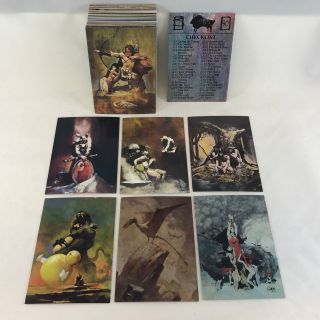 The Fantasy Art Of Jeffrey Jones Series 1 (fpg/1993) Complete Trading Card Set