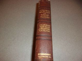 1901 Air Brake Equipment Instruction Book For Railway Trainmen - Early Railroad