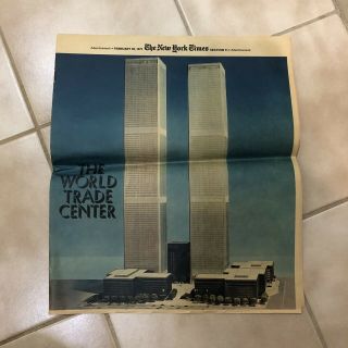 World Trade Center York Times Ad Book 1971