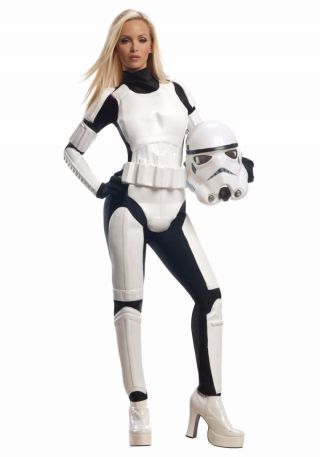 Adult Female Stormtrooper Costume Sexy Star Wars Storm Trooper - Large 14 - 16
