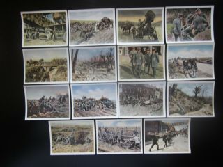 15 German Cigarette Cards Of World War 1,  Issued In 1937,  5/5