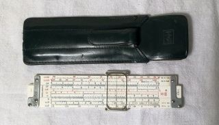 Vintage Keuffel & Esser K&e 4181 - 1 Ll Pocket Slide Rule In Case